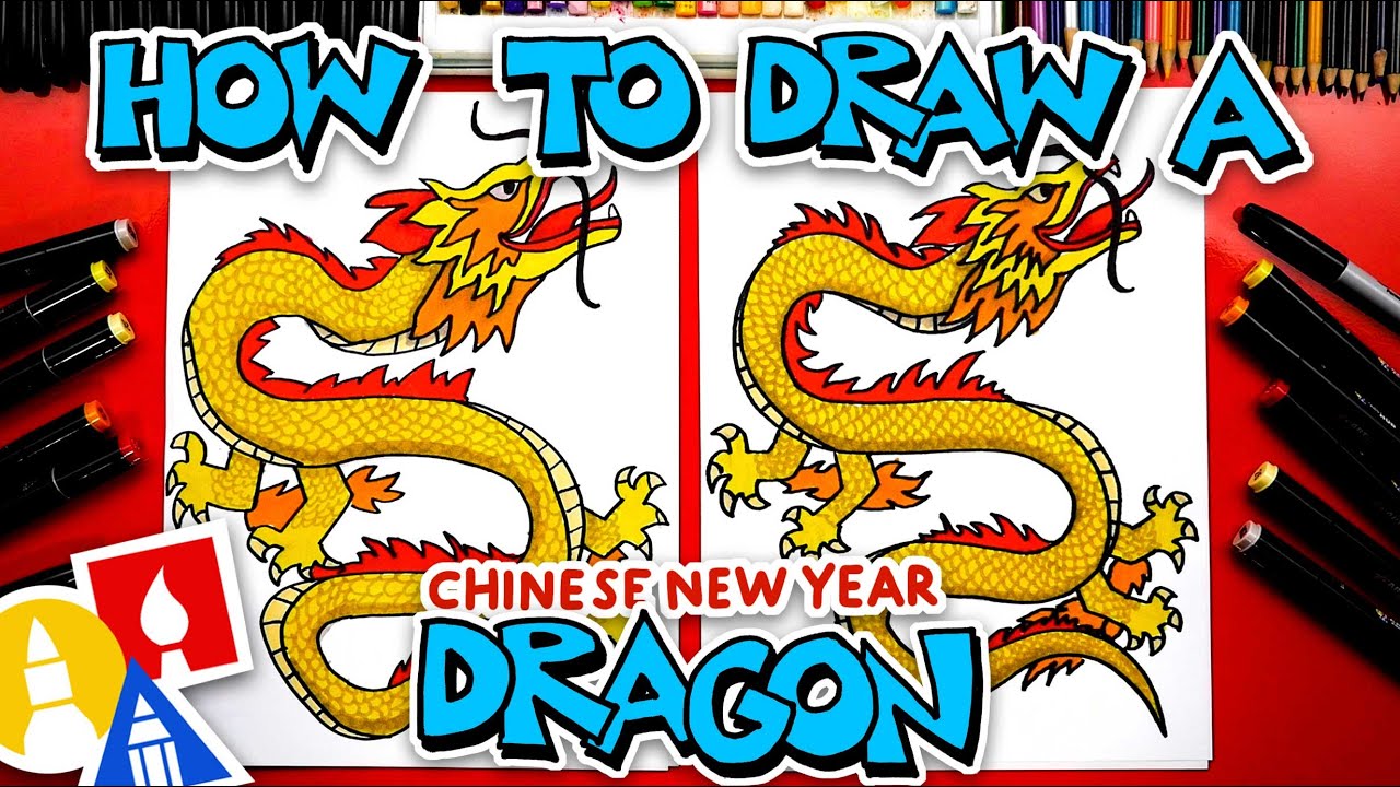 Chinese new year drone dragon